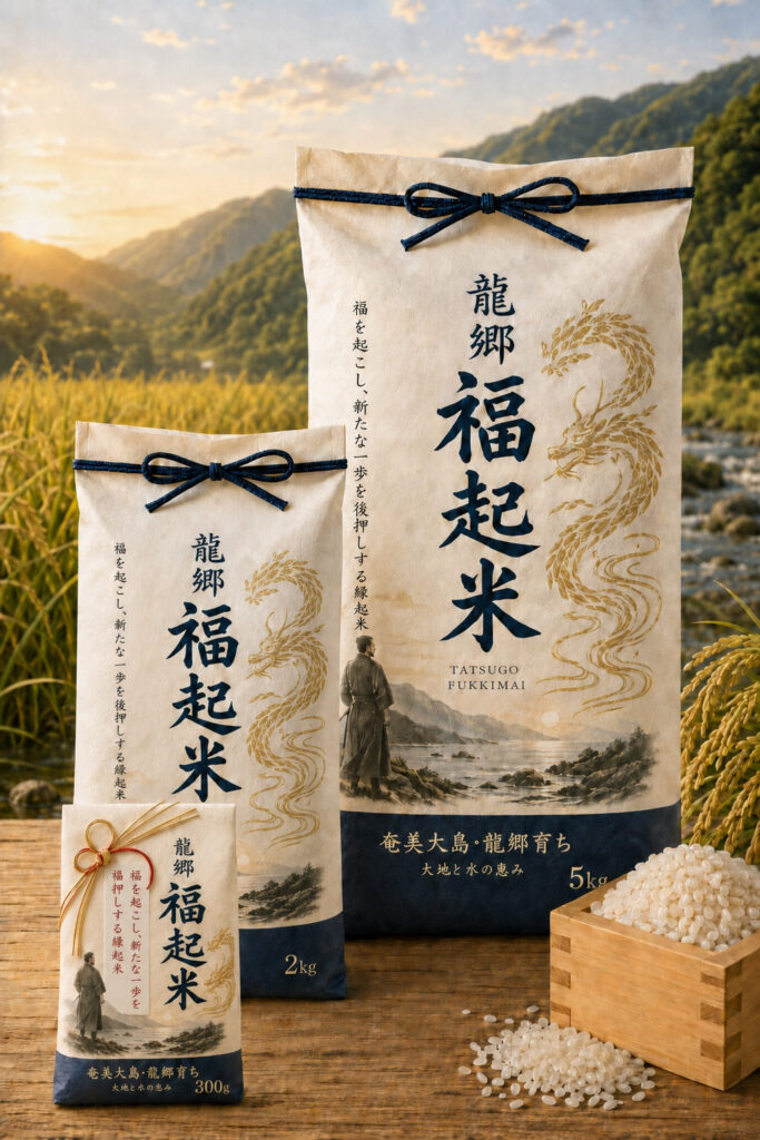 龍郷「福起米」プレミアムギフト300g×10（ヒノヒカリ）
